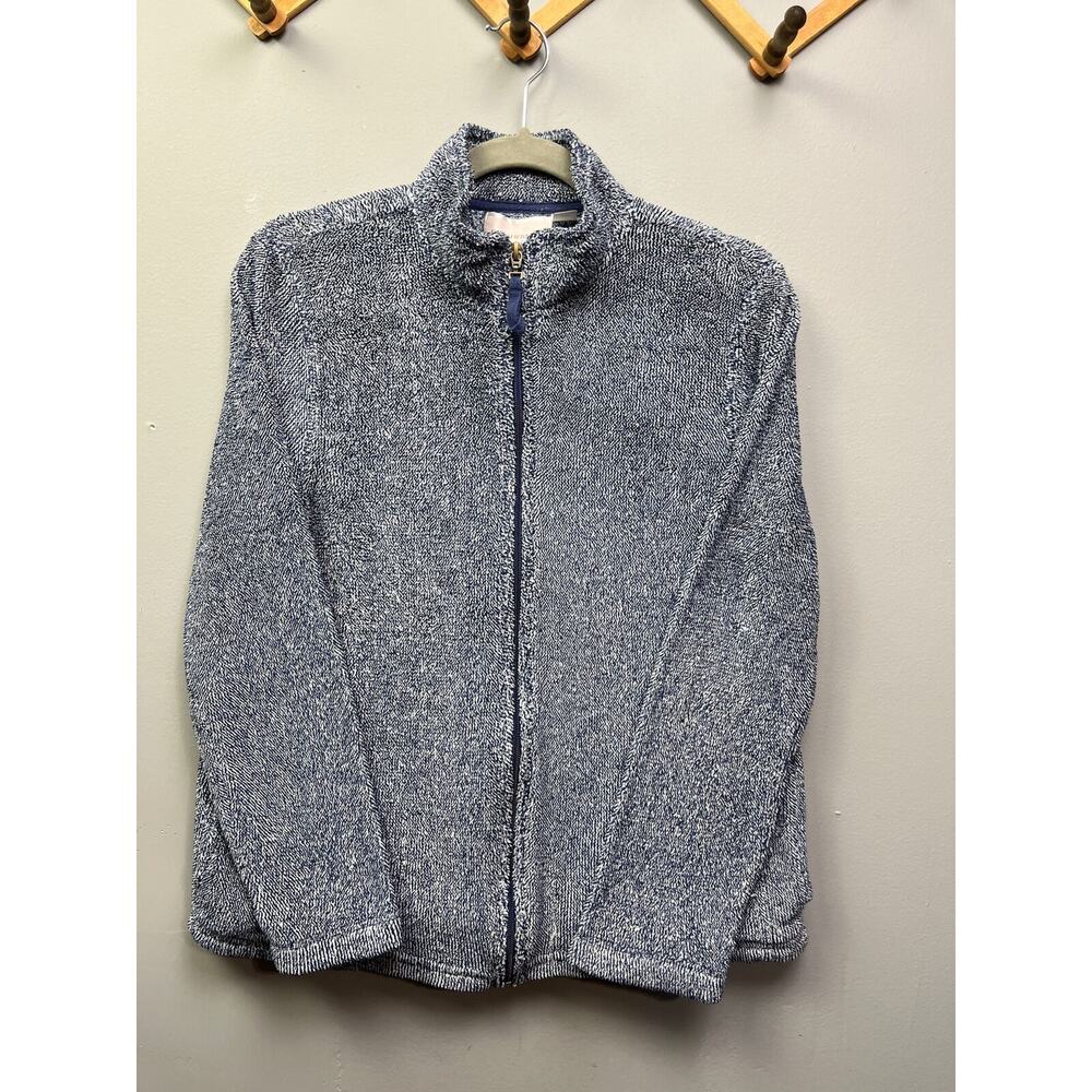 Stan Herman Jacket Womens size medium blue full‎ zip jacket Casual